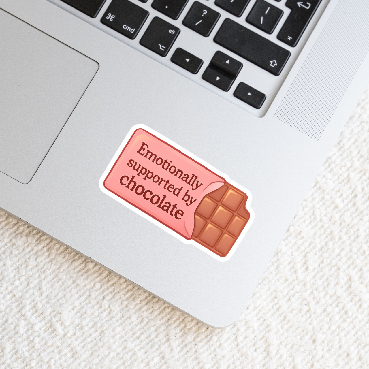 Emotionally supportive chocolate - Sticker