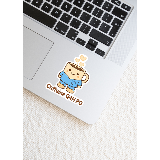 Caffeine Q4H PO - Sticker